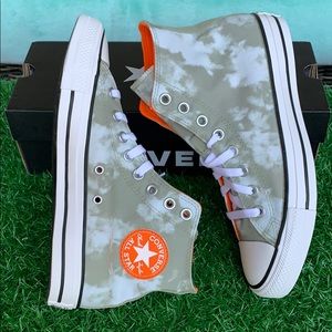 CONVERSE CTAS HI STREET SAGE/WHITE/BLACK WMNS